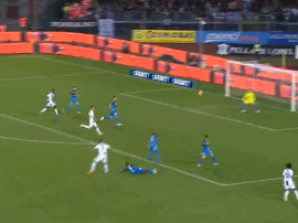Ronaldo scored a superb goal against Empoli. Captura/Gol