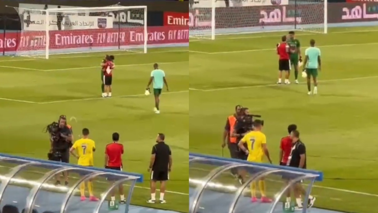 La última de CR7: ¡se enfadó y lanzó agua a un cámara!