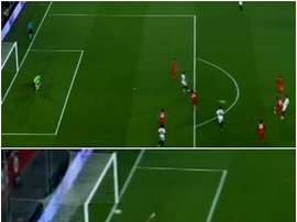 Mesa scored with a stunning strike. Captura GOL
