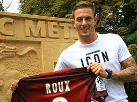 Roux ya luce con los colores de su nuevo equipo. FCMetz