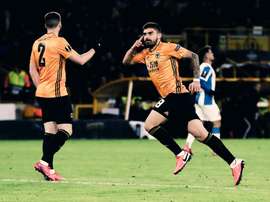Los Wolves endosaron un duro 4-0 al Espanyol. Twitter/Wolves