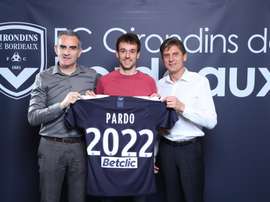 Ruben Pardo s'engage jusqu'en 2022 avec les Marine et Blanc. Twitter/@girondins