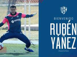 Rubbén Yañez jouera en prêt à Huesca. Twitter/Huesca