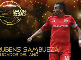 Sambueza, joueur de l'année. LigaBancomerMX