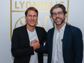 Rudi Garcia é o novo treinador do Lyon. Twitter/OL