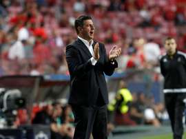 Rui Vitória analisou o triunfo da sua equipa. Twitter/SLB