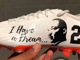 Ryan Bertrand's boots; a tribute to Black History Month, and Martin Luther King jr. SKYSPORTS