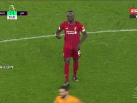 Mané sort sur blessure. Capture/ESPN