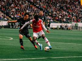 Unai Emery n'a effectué qu'un changement. Twitter/Eintracht