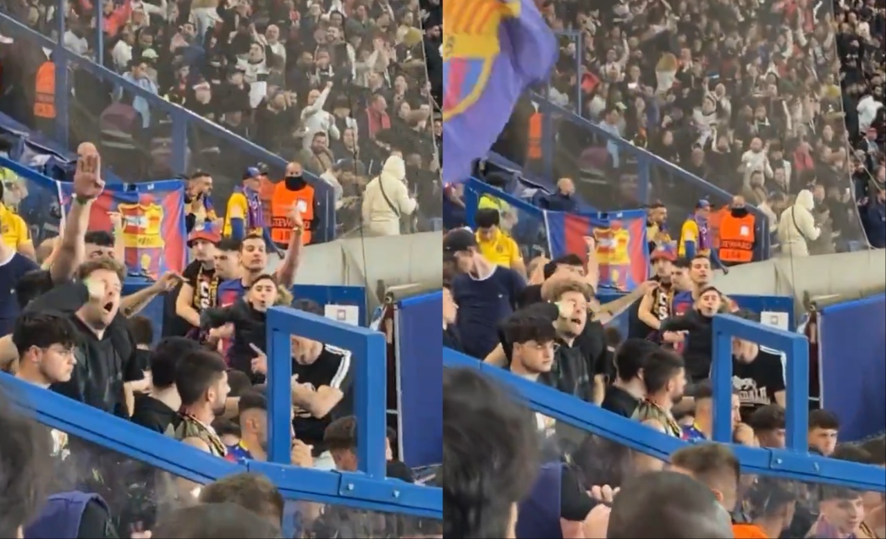 Two Barcelona fans arrested for fascism and racism in Paris