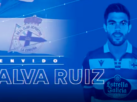 Salva Ruiz ya es del Deportivo. Twitter/RCDeportivo