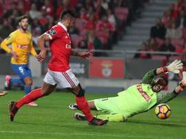 Salvio foi figura nesta partida. Twitter/SLBenfica