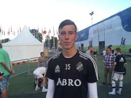 Samuel Brolin estará a prueba en el Manchester United. AIK