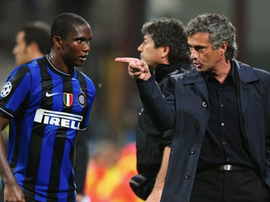 Eto'o et sa relation avec Mourinho. AFP