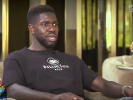 Umtiti no se arrepiente de haber forzado su rodilla durante el Mundial. Captura/CanalFootClub
