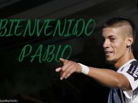 Pablo Palacios firmó por dos temporadas. Twitter/CASanMartinSJ