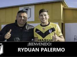 Ryduan Palermo llega hasta final de 2018. Twitter/Stgo_Morning