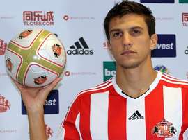 Santiago Vergini, jugador del Sunderland, nuevo fichaje del Getafe. SAFC