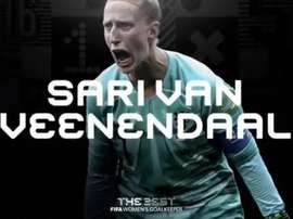 Sari van Veenendaal is the best in the world. Screenshot/FIFA