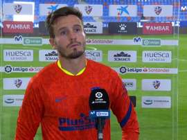 Saúl achacó el empate a la falta de fortuna. Captura/MovistarLaLiga