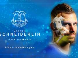 Schneiderlin, nouveau joueur d'Everton. Everton
