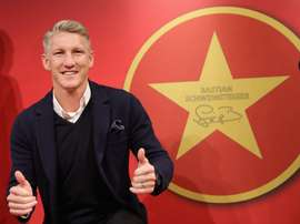 Schweinsteiger, en su inclusión en el Salón de la Fama del Bayern. Twitter/FCBayern