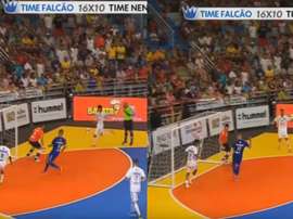 La belle bourde de Rodrygo en futsal. Capture/Youtube