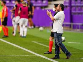 Sergio se marchó a medias con el empate. RealValladolid