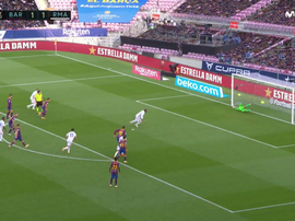 Ramos scored a penalty for Madrid. Screenshot/Movistar+LaLiga