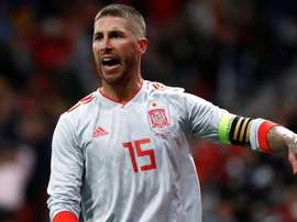 Ramos quer bater os pênaltis da Espanha. AFP