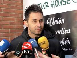 El entrenador de la UD Logroñés valoró la eliminatoria de Copa. Twitter/UDLogrones