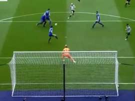 Shelvey opened the scoring against Leicester. Captura