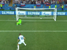 Sigurdsson remained composed in front of goal. Captura