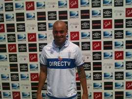 Silva, durante su presentación con Universidad Católica. Cruzados