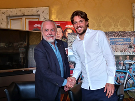 Verdi nouveau joueur de Naples. Twitter/SSCNapoli