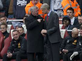 Ferguson and Wenger, rivals and friends. AFP