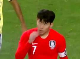 Son shone against Colombia. Screenshot/MDCLive