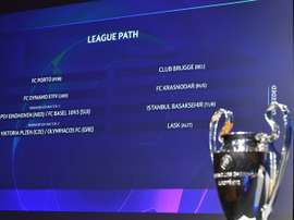 Sorteio da 3ª pré-eliminatória da Champions League. Twitter @ChampionsLeague