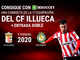 Consigue una camiseta del Illueca y una entrada doble para el duelo contra el CD Cuarte. BeSoccer