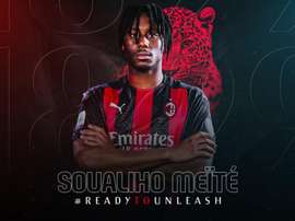 Meïté reforça o meio de campo do Milan. Twitter/ACMilan