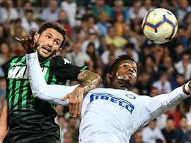 Sassuolo fixe le prix de Sensi. cible de Milan. AFP