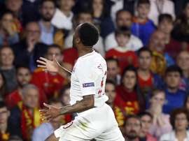 Sterling adds a hat-trick to his international achievements. EFE