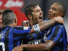 Stevan Jovetic scoring a 90th minute winning goal. Twitter