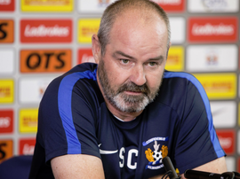 Steve Clarke has received a two-match touchline ban following his comments. Twitter/KlimarnockFC