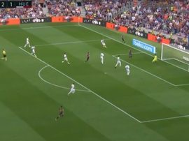 Title Original: Suarez scored to make it 3-1 against Huesca. BeInSports