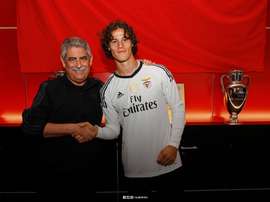 Svilar defenderá la portería del Benfica las próximas 5 temporadas. Twitter/SLBenfica