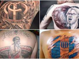 Tatouages Madrid, River, Borussia, Racing. BeSoccer