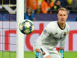 Ter Stegen tem mais assistências que Suárez, Sterling, Reus ou Aubameyang. AFP