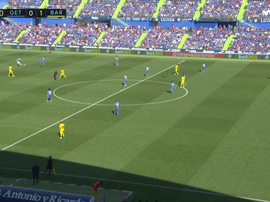 Ter Stegen helped put Barca in front with a lovely long pass. Captura/Movistar+LaLiga