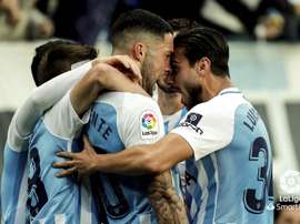 Adrián y Sadiku, el ataque del Málaga; Okazaki, titular en su vuelta a La Rosaleda. LaLiga